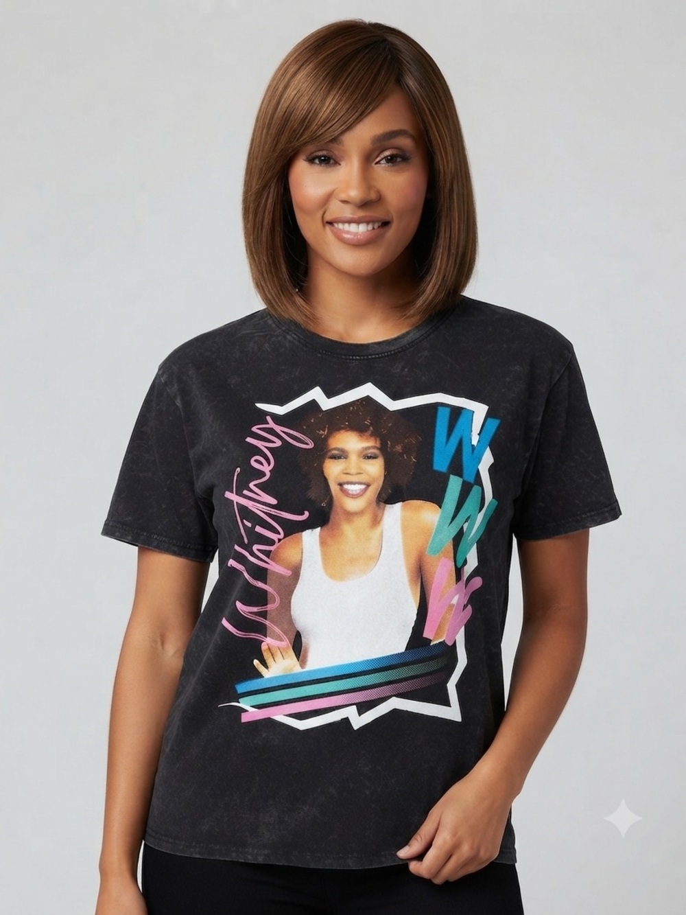 Whitney Houston Licensed Graphic TShirt